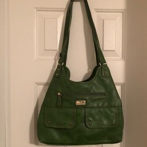 Jaclyn Smith Faux Pebbled Leather Purse